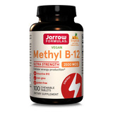 Jarrow Metil B12 2500mcg Tropical 100 Comprimidos Masticable
