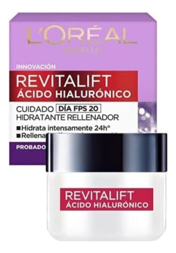 Crema De Dia Acido Hialuronico Loreal Revitalift Rellenador