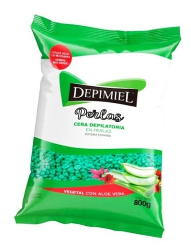 Cera Depilatoria Perlas Depimiel Sistema Español 800g