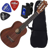 Kit Guitalele Baritono Acústico Mogno Gk6m Hofma Envio 24h