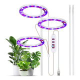 Bonsái Grow Light.heads 8h/12h/16h Con Temporizador. 8 W Peq