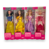 Muñeca Princesa Gina Bella, Blanca Nieves, Rapunzel, Barbie