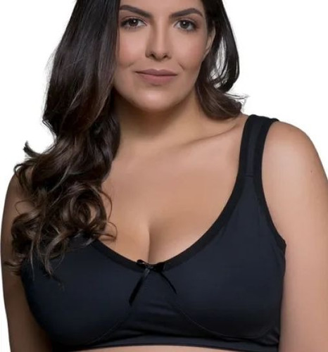 Sutiã Sem Bojo Liso Reforçado Plus Size Tamanho 54 56 58 60 