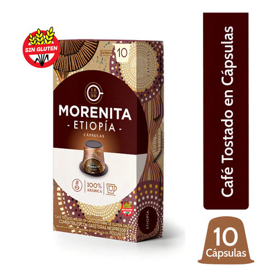 Capsulas Café Etiopia La Morenita Para Nespresso Caja x 10 un. | MercadoLibre