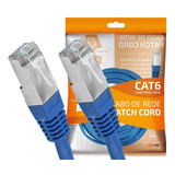 Cabo De Rede Ethernet 10gbps 250 Mhz Cat 6 5 Metros