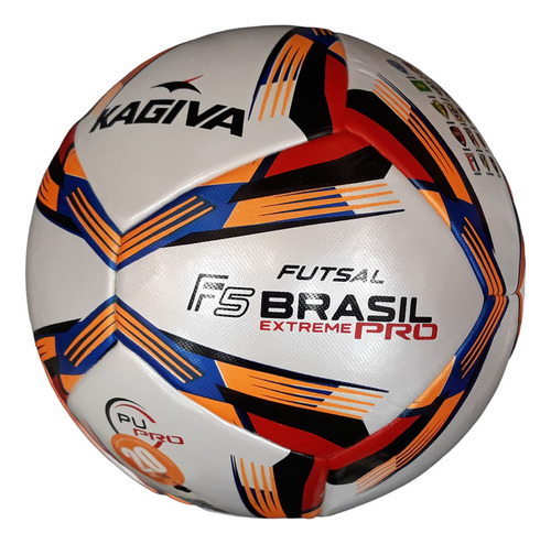 Bola De Futsal Kagiva F5 Brasil Extreme Pro Adulto