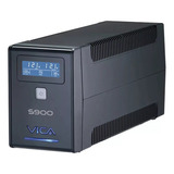 Nobreak Vica 900va/550w 6 Tomas Regulador Lcd S900