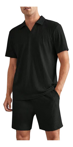 Camisas R Para Hombre, Blusa Con Cuello En V, Manga Corta, C