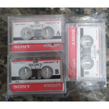 Lote 6 Fitas K7 Microcassette Sony Para Gravador