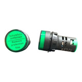 Switch Bombillo Piloto Redondo 24v Verde Led