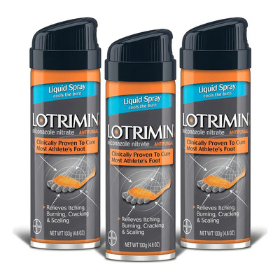 Lotrimin Af Athlete's Liquido Para Pies Antifungico 3 Piezas | Envío gratis