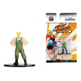 Figura Street Fighter Nano Metalfigs Guile 100% Metal