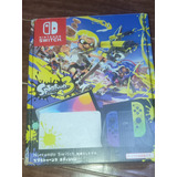 Solo Caja Nintendo Switch Oled Splatoon Special Edition Jp