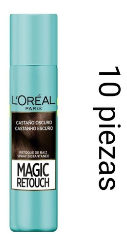 Retoque De Raíz -l'oréal Magic Retouch Castaño Oscuro 10 Pza