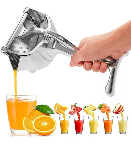 Exprimidor Naranja Frutas Manual Jugos Metálico Inoxidable 