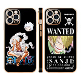 Luffy Sanji One Piece Funda Para iPhone Case 2pcs Tpu Opb03