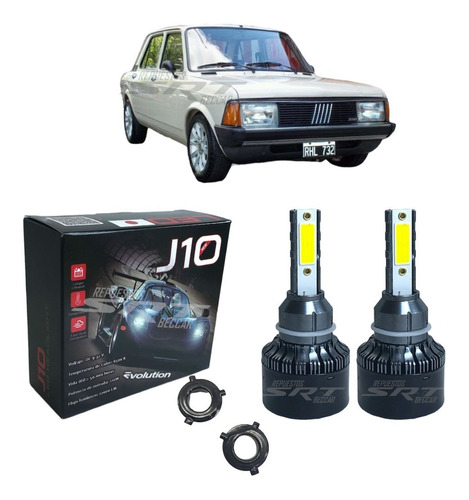 Kit Creed Led J10 Alta Y Baja Fiat 128 Super Europa 6000k