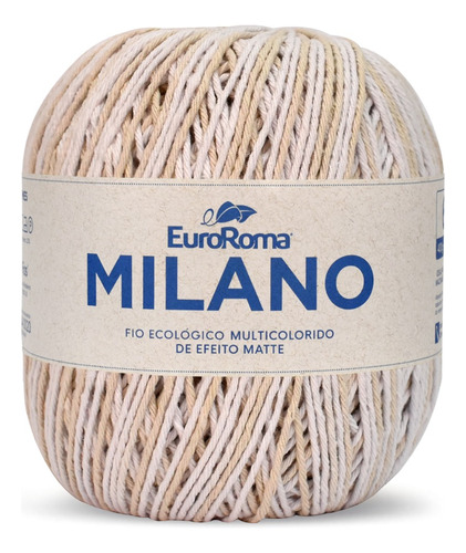 Barbante Euroroma Milano Multicolor 400g Fio 6 - Escolha Cor