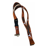 Lanyard Portagafetes Y Llaves Ncaa Texas Longhorns Ladrillo