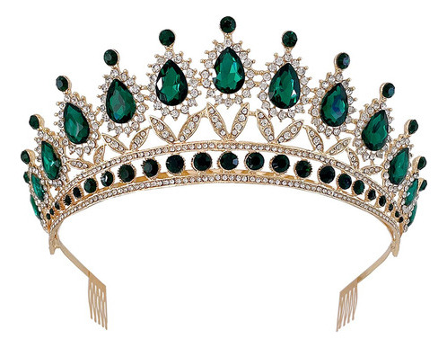 Corona Tipo Tiara Con Peine, Elegante Decoración Para Fotogr