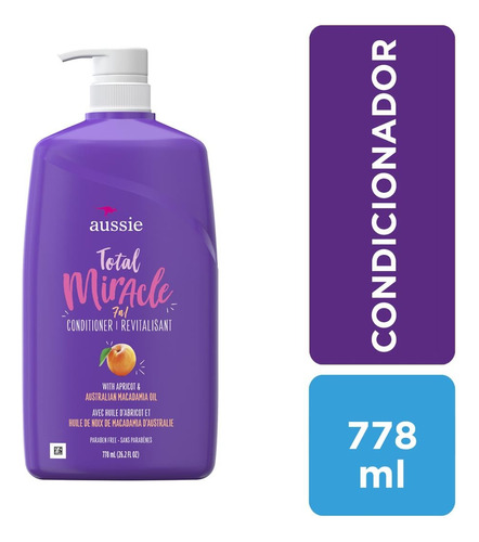 Condicionador Aussie Total Miracle 7em1 778ml