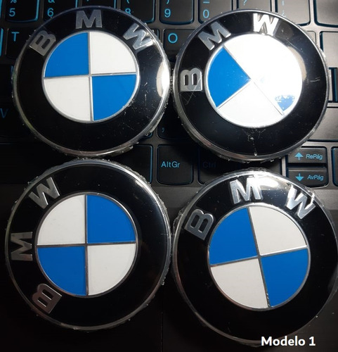 Tapa Emblema Logo Compatible Con Bmw 68mm (juego X 4 Unids) Foto 3