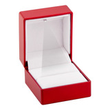 Estuche Caja Con Luz Para Alianzas Anillo Especial Color Rojo