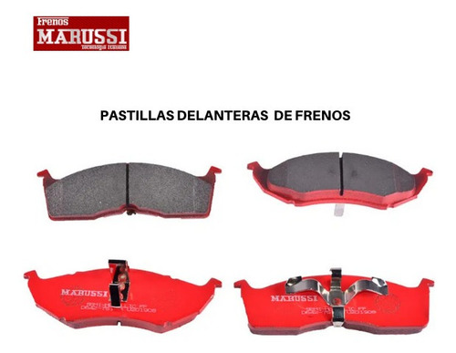 Pastillas Delanteras De Frenos Dodge Caravan 3.8 1995-2001 Foto 2