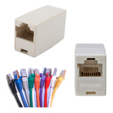 Copla Adaptador Rj45 Hembra Union Cable Red Lan Internet Wan