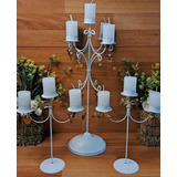 12 Candelabro - Mariposa Colgante  + 2 Central  