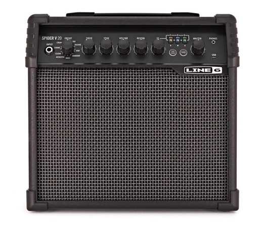 Amplificador Line 6 Spider V 20 Watts Guitarra Envio Gratis 