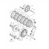 Placa Asiento De Discos Embrague Yamaha Xtz250 -panela Motos