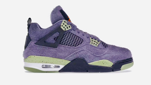 Zapatillas Nike Air Jordan 4 Retro Purple Talle Us7 Femenino