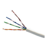 Cable Utp Cca/ Categoria 5e/ Color Blanco/ Interior/ 305mts/