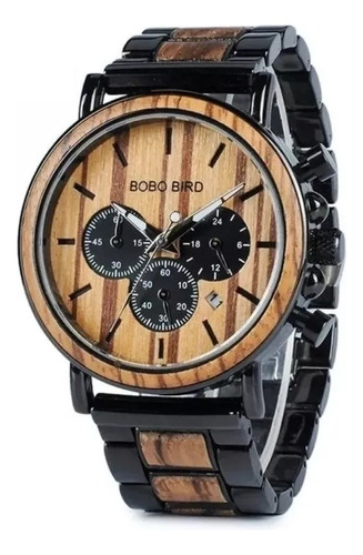 Reloj De Madera Bobo Bird Original Café