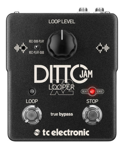 Tc Electronic Ditto Jam X2 Looper Pedal Guitarra Eléctrica