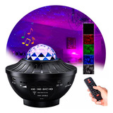 Proyector Galaxia Parlante Bluetooth Luz De Noche C/remoto Color De La Estructura Negro Color De La Pantalla