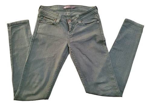 Pantalon Jeans Levis Demi Curve Skinny  Chupin Verde 36-38