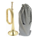 Bb Bugle Yellow Brass Cuerno De Caballería Para Niños Q