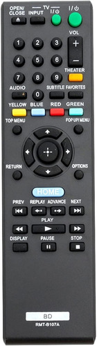 Control Remoto Para Sony Blu Ray, Dvd Bdp-s370 Bdp-s570 Bdp-
