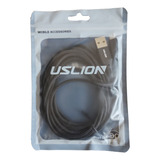 Cable Micro-usb 3 Metros Mallado  Uslion 