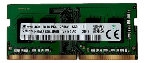 Memoria Ram Para Portátil 4gb 2666 Skhynix Ddr4 Sdram