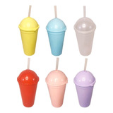 Vasos Plásticos Souvenirs Milkshake (20 Unid) Plastic-art