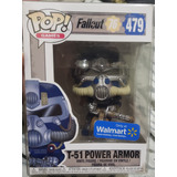 Funko Pop Fallout Power Armor Azul Exclusivo Walmart! 