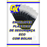 Kit 100 Envelope Segurança Reciclado C/ Saco Bolha 19x25 Cm