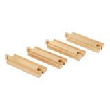 Acool Set De Vias De Madera Rectas Cortas Ac7415