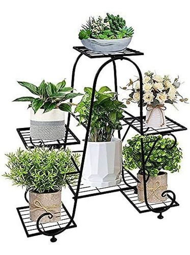 Soporte Para Plantas De Metal Al Aire Libre Para Interi...