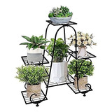 Soporte Para Plantas De Metal Al Aire Libre Para Interi...