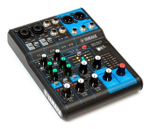 Consola Mixer 6 Canales Yamaha Mg06x Mezclador Sonido Vivo