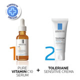 Kit La Roche-posay Serum Vitamin C10 + Crema Toleriane Senst